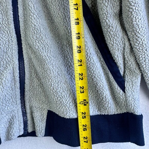 Patagonia Jacket Mens Medium Oatmeal Gray Shearling Zip Camping Outdoors Active - Picture 6 of 12